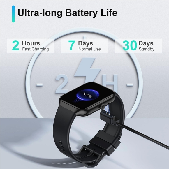 Smart Watch (Orange band) - Picture 6 of 7